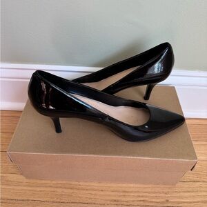 Classic Cole Haan Black Patent Leather Pumps